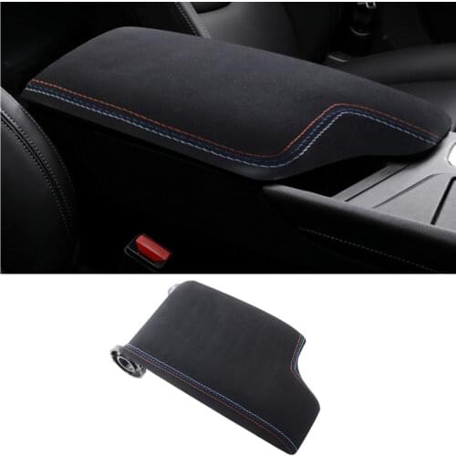 Armrest Car Center Console Lid Auto Padded Center Storage Box Cover Replacement for E46 1999-2004