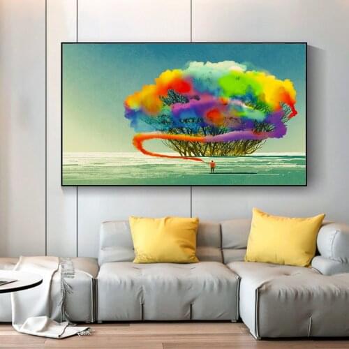 Pop Art Handmade Canvas Oil Painting Abstract Street Graffiti Poster Wall Prints Modern Living Room Big Picture Fashion Decor