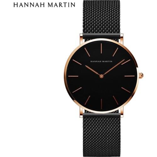 Drop Shipping Designer 2021 Luxury Japan Quartz Movement Waterproof Women Rose Gold Stainless Steel Mesh Band Ladies Watch