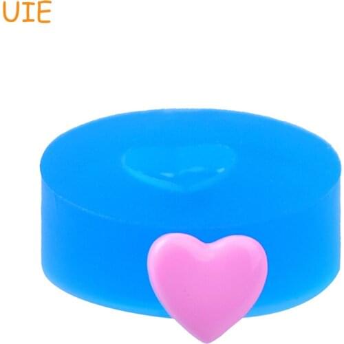 PYL685U 11.9mm Heart Silicone Push Mold - Fondant, Sugarcraft, Cupcake Topper, Resin Polymer Clay, Candy, Jewelry DIY, Food Safe