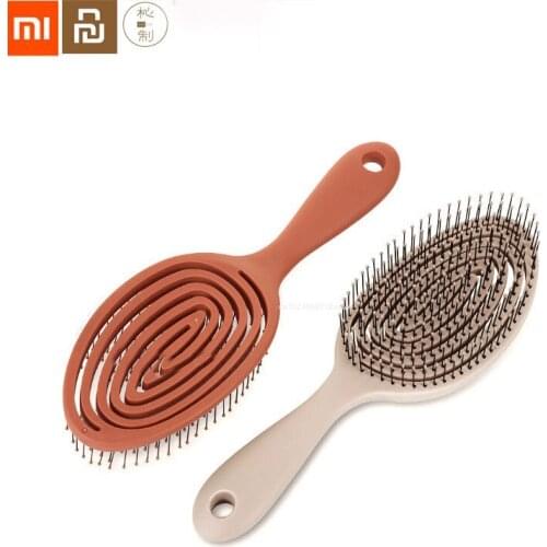 Xiaomi Youpin Xinzhi Relaxing Elastic Massage Comb Portable Hair Brush Massage Brush Anti-static Smart Magic Brushes Head Combs
