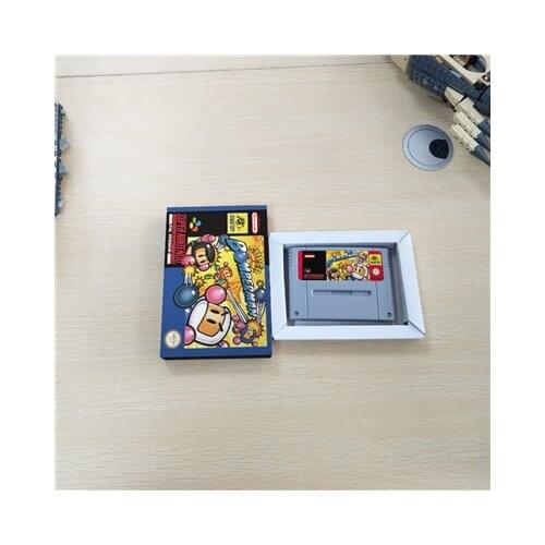 Super Bomberman - EUR Version Action Game Card with Retail Box