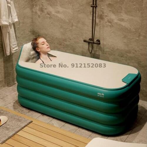 Bath Bucket Adult Folding Bath Bucket Inflatable Household Heating Childrens Bath Bucket Bath Bucket Body Bath Tub