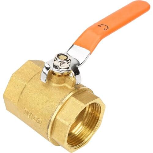 1PC 1.6MPa DN32 1-1/4BSP Brass Pipe Ball Valve For Water Oil Gas Realize Fast Opening And Closing