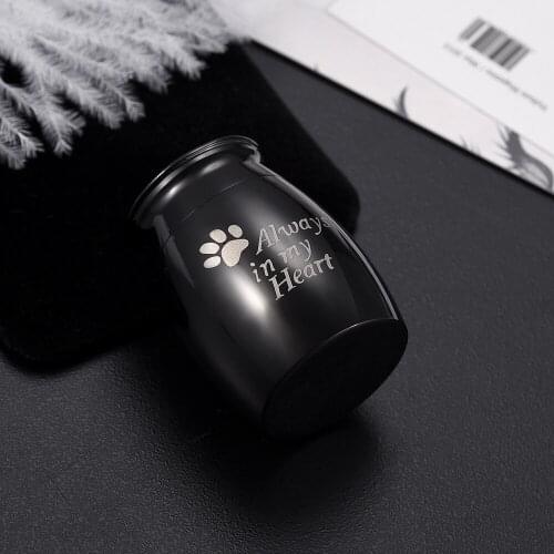 3 Size Small,Medium,Large Memorial Urn Cremation Jewelry Paw Print Engravable Never Fade Cremation Urn Container
