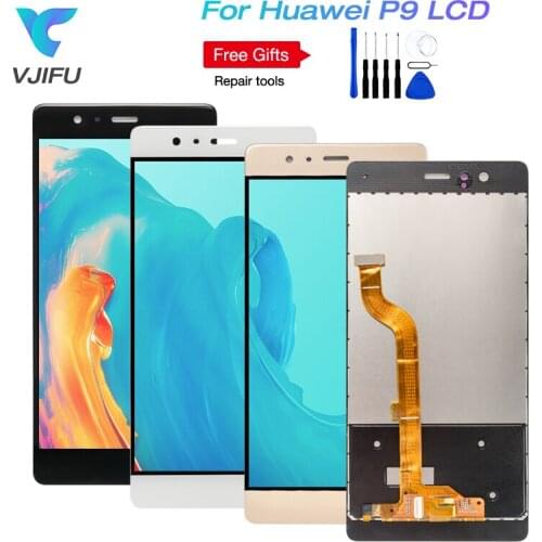5.2" Original LCD For HUAWEI P9 Display Touch Screen Digitizer with Frame for HUAWEI P9 LCD Display EVA-L09 EVA-L19 Replacement