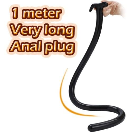 1M Super Long Dildo Huge Anal Plug Big Butt Plug Long Anal Dildo Adult Sex Toys For Women Men Anal Plug Expander Anus Dilator