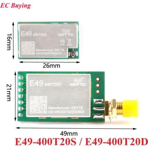 433MHz 470MHz RF Wireless Module UART 20dBm SX1278 LoRa Radio Frequency GFSK Data Transmitter Receiver Board 400T20S 400T20D