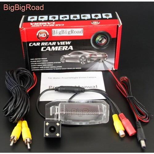 BigBigRoad For Peugeot ION For Mitsubishi Outlander Lancer Sportback Eclipse Cross i-MiEV Car Rear View Backup Parking Camera