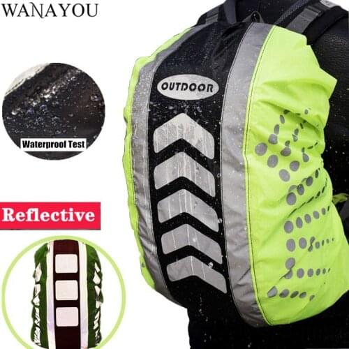 Outdoor Rain Backpack Cover,Unisex Reflective Dustproof Sport Bag Rainproof Cover,Travel Hiking Climbing Sport Rucksack Cover