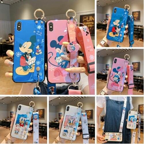 Disney Mickey Mouse Minnie bright surface phone case for Samsung S A note 10 20 21 30 32 42 52 71 72 82 FE Ultra plus pro 4G 5G