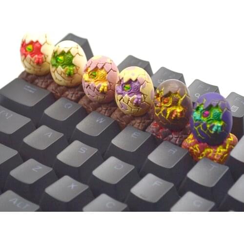 Dragon Eggs Design Colorful Resin Keycaps For Cherry Mx Switch Mechanical Gaming Keyboard Use Handmade Resin ESC Keycaps