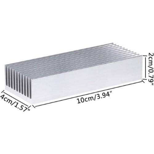 Extruded Aluminum Heatsink For High Power LED IC Chip Cooler Radiator Heat Sink