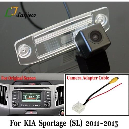 Rear Reverse Camera For Kia Sportage SL 2011 2012 2013 2014 2015 OEM Screen Compatible HD Rearview Parking Camera & Adapter Wire