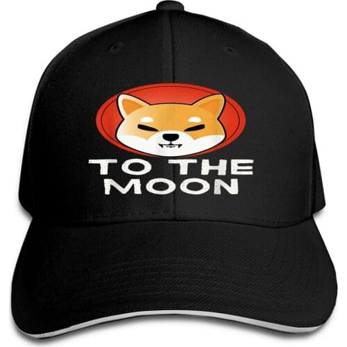 Shiba Inu To The Moon Token Shib Coin Crypto Hodle Golf summer hat Shib Coin Graphic Funny Mens Womens caps