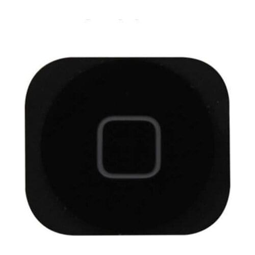 Home Button for Apple Iphone 5C middle Button coin cell Button slider Black