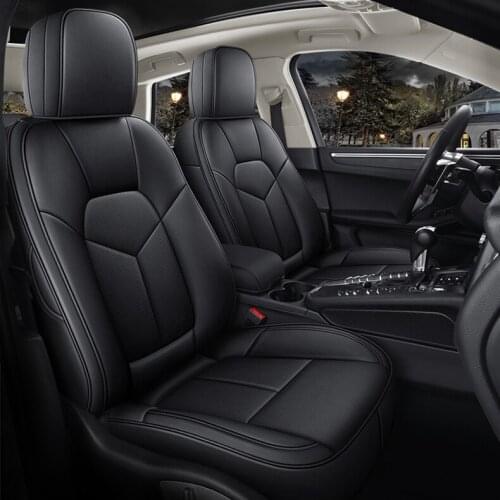 Custom leather car seat cover full set for lifan 320 520 530 620 720 820 my way x50 x60 maxus g10 v80 car accessories styling