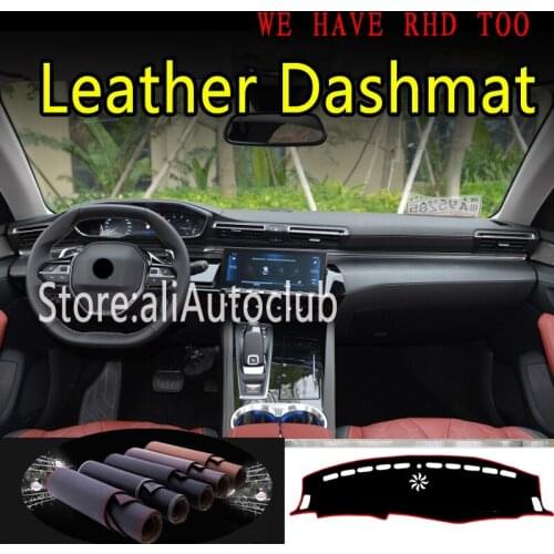 For Peugeot 508 SW G2 2019 2020 2021 Leather Dashmat Dashboard Cover Dash Mat Sunshade Carpet Auto Car Accessories Style