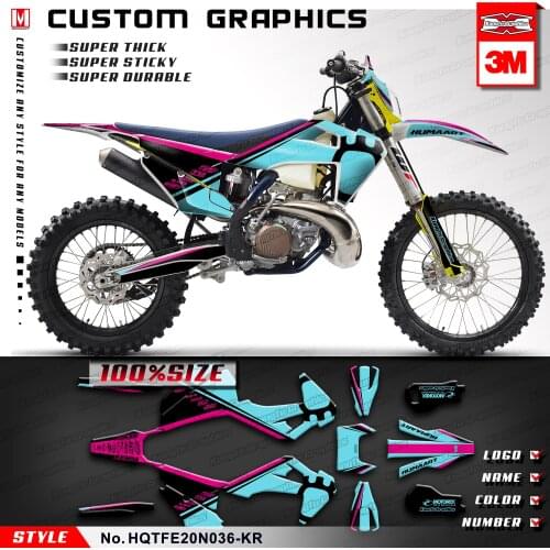 KUNGFU GRAPHICS Custom Stickers for TE FE TC FC TX FX FS 125 150i 250i 300i 350 450 501 2019 2020 2021 2022