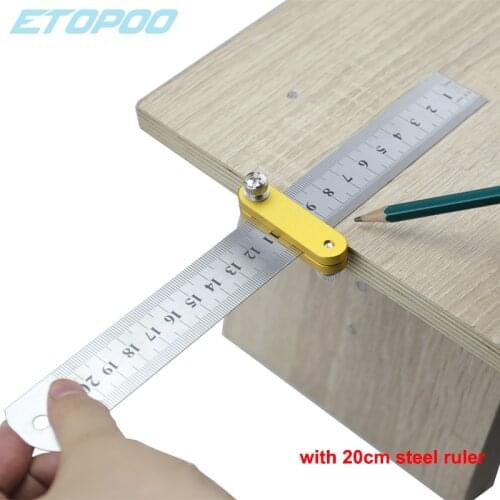 30cm Scriber Ruler Positioning Block Woodworking Line Scriber Gauge For Carpentry DIY Profession Measuring Aluminum Alloy Tools