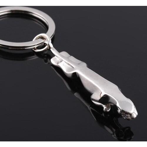 Zinc Alloy Casting Little Leopard Keychain, Mens and Womens Charm Key Chain Bag Car Pendant