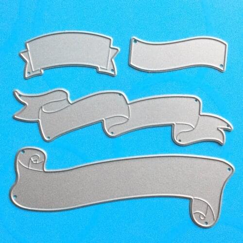 YLCD1080 Title Bar Metal Cutting Dies For Scrapbooking Stencils DIY Album Cards Decoration Embossing Folder Die Cuts Tool New