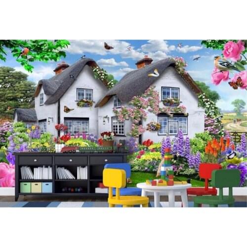 Custom photo 3d wallpaper room mural Home colorful little dog decoration painting 3d wall murals wallpaper for walls 3 d
