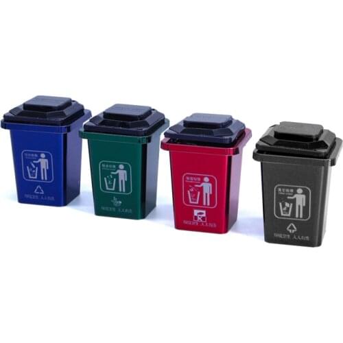 New arrival Microworld puzzle Refuse Sorting dustbin model DIY laser cut jigsaw model 3D Nano Puzzle Toys gifts for adult kids