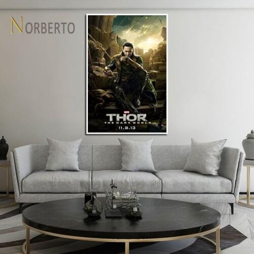 Modern Style Canvas Painting Poster and Print Art Modular Game Poster Thor for Living Room Bedroom Gallery Wall Decoration