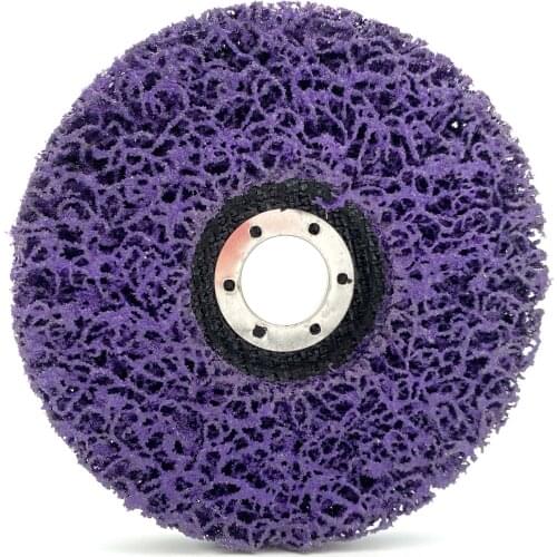 125mm Poly Strip Disc Abrasive Wheel Paint Rust Remover Clean Grinding Wheels for Durable Angle Grinder Car Truck Motorcycles
