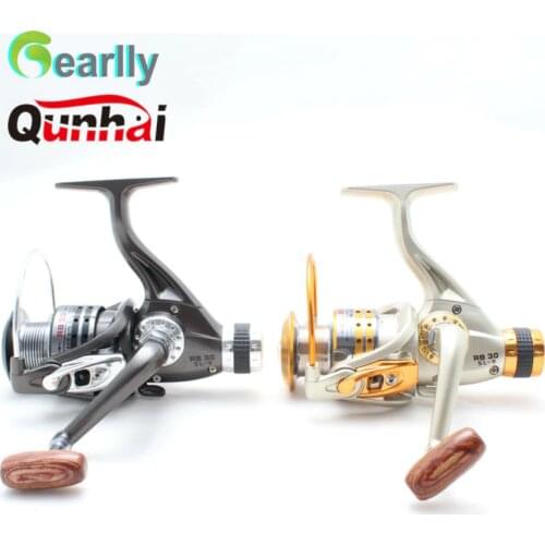 Gearlly Brand Qunhai 8 BB Spool High Power Gear Aluminum Spinning Reel Collapsible Carp Fishing Reel 5.1:1 Carretilha Pesca