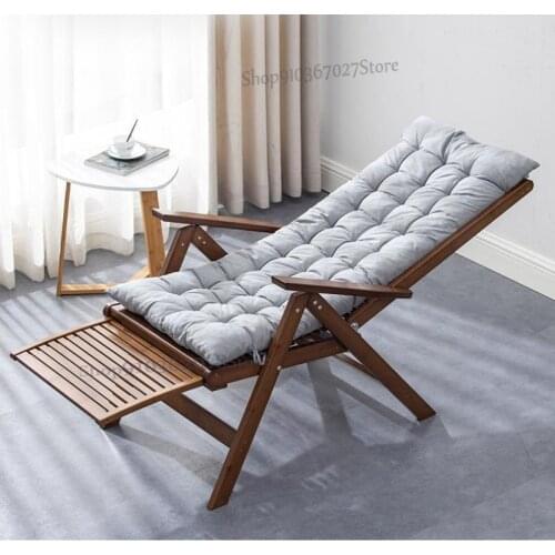Reclining Chair Balcony Household Leisure Bamboo Chair Folding Lunch Chair Lazy Nap Chair Folding Chair Cool Chair Armchair
