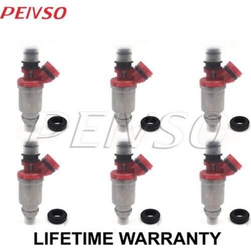 6x 195500-5690 MD323733 fuel injector for MITSUBISHI MONTERO 1997 3.5L V6