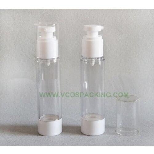 100pcs/lot 50ml airless pump bottle lotion vacuum bottle essence bottle
