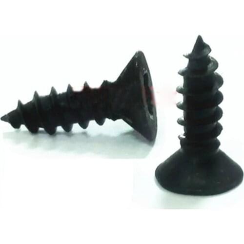 30Pcs Torx Screw Flat Head Screws Countersunk Six-Lobe Self-tapping Bolts Black M2.9x9mm