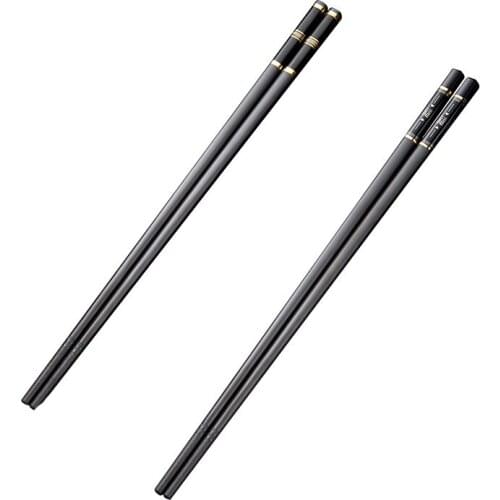 Japanese Chopsticks Black Kawaii Plastic Reusable Ramen Noodles Korean Food Chinese Chopstick Tableware Kitchen Dining Bar Home