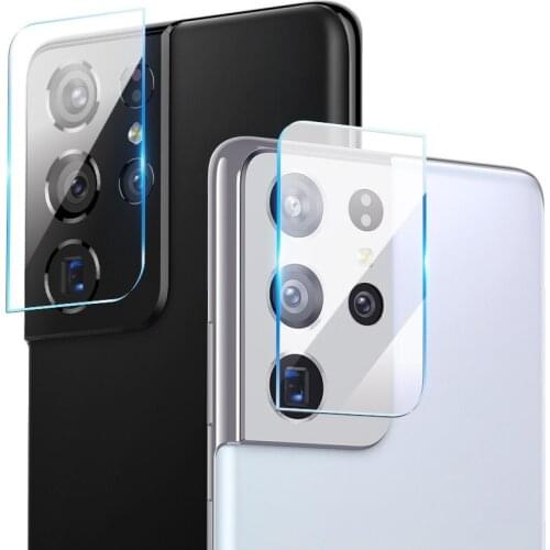 100pcs Camera Lens Rear Tempered Glass Screen Protector For Samsung Galaxy S21 Ultra Plus FE A01S A02S A03S A21S A31S A51S A71S