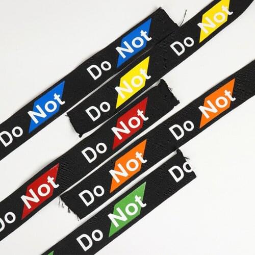 15mm 20mm 25mm 30mm 40mm Ink Silk Screen Printing Two-color DO NOT Polished Oil Webbing Garment Accessories