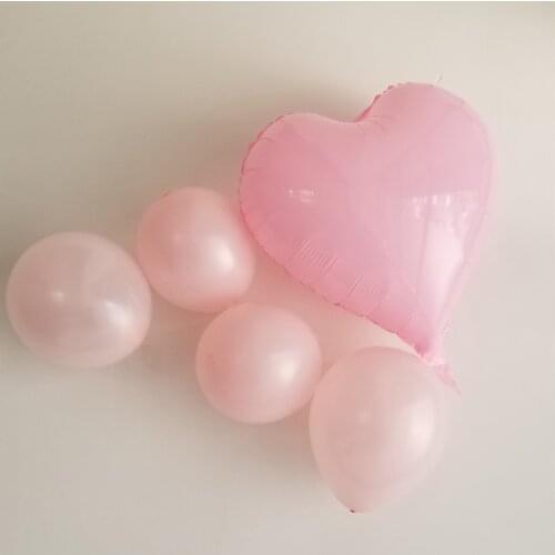 18inch Foil Balloon Wedding Decoration Heart Baby Girl Birthday Party Decorations Kids Toys Gift Baby Shower Party Supply