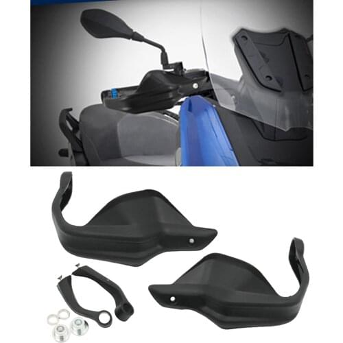 2x Motorcycle Hand Guard Protector For BMW C400GT C400X 2019-2020 Black