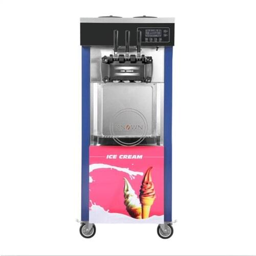20-28L/H Italian 3 flavors soft serve ice cream making machine frozen ice cream maker