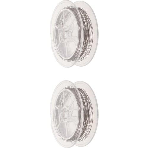 2x 0.24mm/0.45mm Diamond Wire Saw Jade Silicon Gem Cutting Tools String 10m