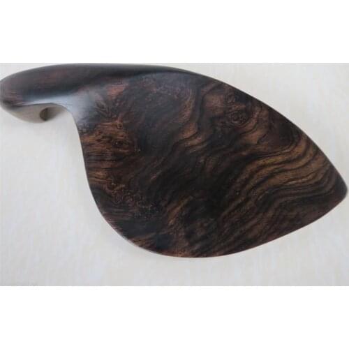 5 pcs natural ebony violin chinrest 4/4,violin parts #9363