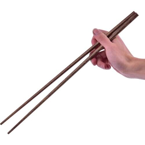 42cm Length Long Size Deep Fry Kitchen Tools Noodle Chopsticks Food Sticks Chinese Style Lengthen Hot Pot Wooden Cooking HOT