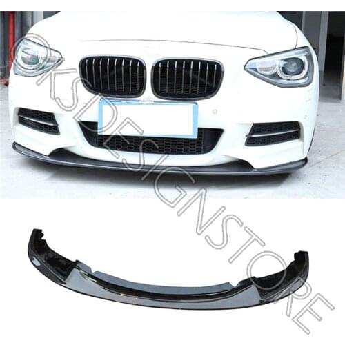 For BMW F20 Lip 2011 2012 2013 2014 1 SERİES Hamman Style Front Bumper Glossy black Lip Splitter Diffuser Lip Body Kit Spoiler