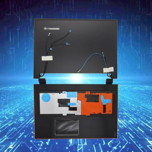 For Lenovo FLEX 15 FLEX15AP-IFI FLEX15D-A LCD Rear Top Lid Back Cover With Cable Hinge Palmrest Keyboard Bezel 90203942 90205225