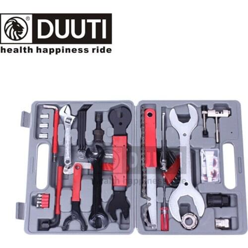 DUUTI TL-49 Full function combination Kit 32cm*25cm*7cm 3kg Bicycle repair tool Wrench Tirefit Screwdriver 2017