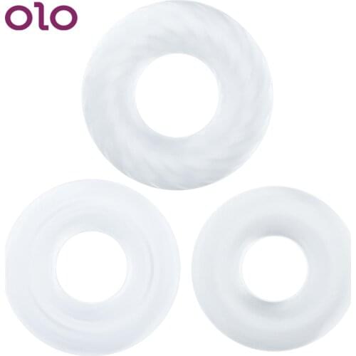 OLO Cock Ring Delay Ejaculation Penis Ring Male Masturbator Sex Toys for Men