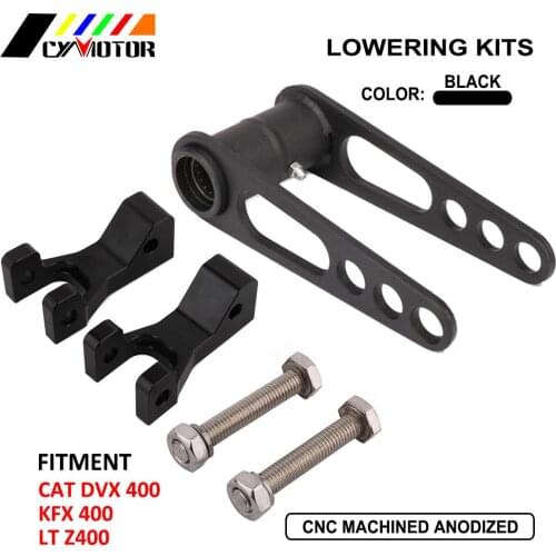 Motorcycle Front Rear Lowering 3.5" Adapter Kit Adjustable For Z400 LTZ400 KFX400 KFX450R DVX400 Z LTZ KFX DVX 400 KFX 450R