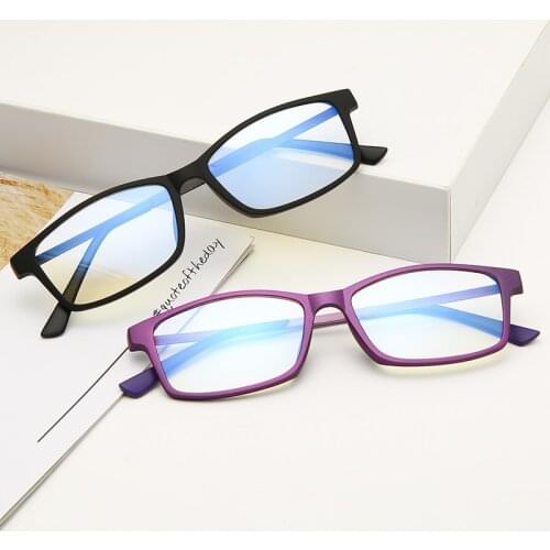 Blue Light TR Glasses Anti Blue Light Blocking Radiation Eyewear Unisex Fashion Clear Lenses Computer Game Glasses for Women Men